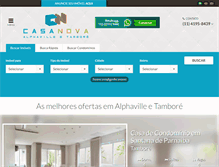 Tablet Screenshot of imobiliariasalphaville.com.br